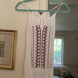 White linen cami